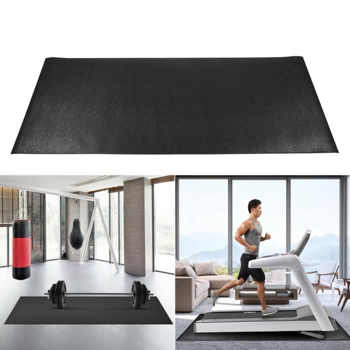 Tapis d'équipement d'exercice, Tapis de Tapis Roulant,Protection des sols et des Tapis, Tapis de vélo d'exercice (Petit) MONSEUL