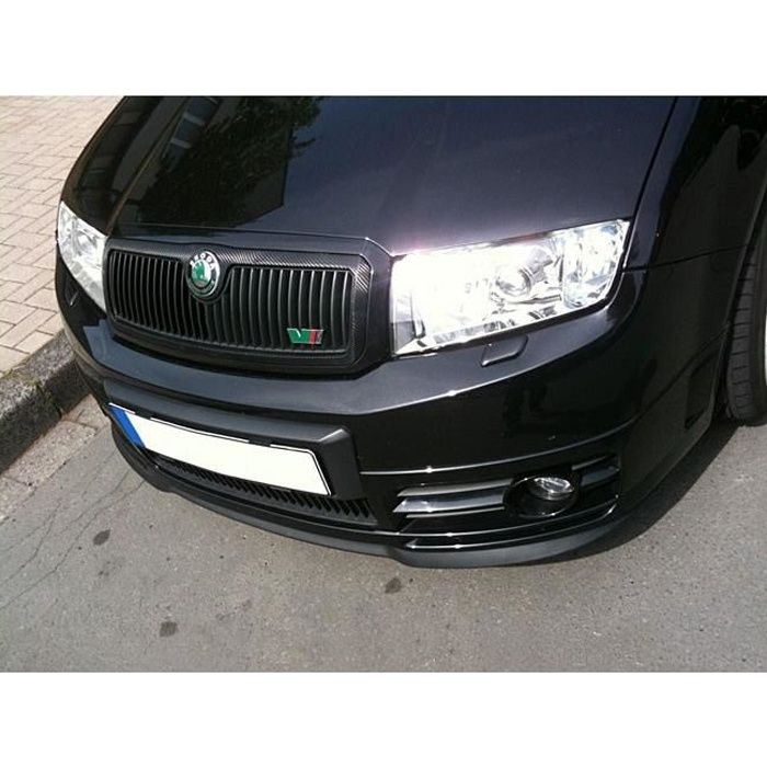 Pour Skoda Fabia 6Y Spoiler Lèvre Lame Inférieure Pare-Choc Avant Noir Mat 99-07