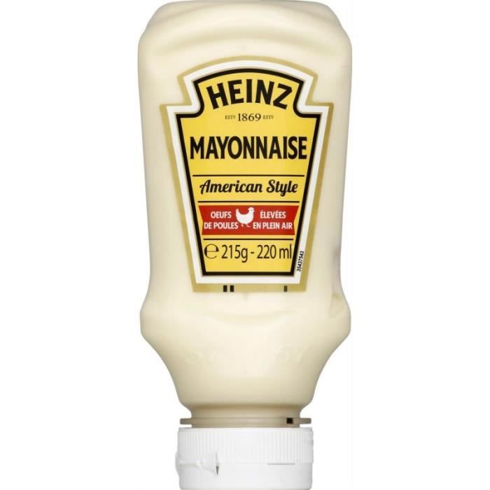 HEINZ - Mayonnaise Souple 215G - Lot De 4