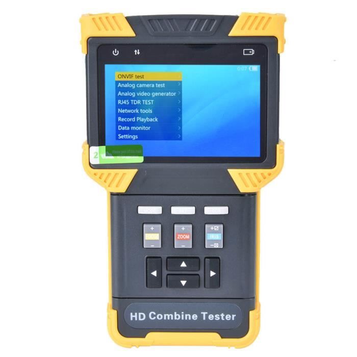 HURRISE Testeur de vidéosurveillance 1080P Digital HD Combine Tester Testeur CCTV Testeur de caméra analogique IP AC100-240V