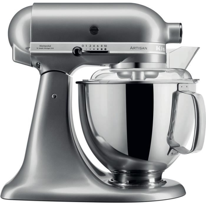 robot multifonction de 4,8L 300W gris argent