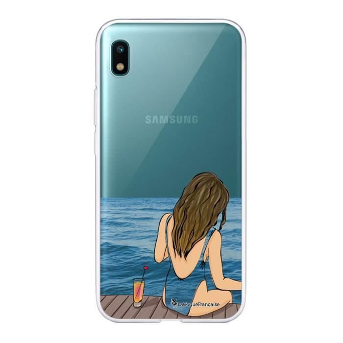 Coque Samsung Galaxy A10 360 intégrale transparente Au bord de l'eau Ecriture Tendance Design La Coque Francaise