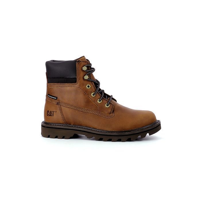 Caterpillar Bottillon Cuir Homme Marron