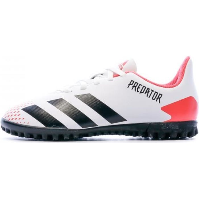 Predator 20.4 Turf Chaussures blanches garçon Adidas