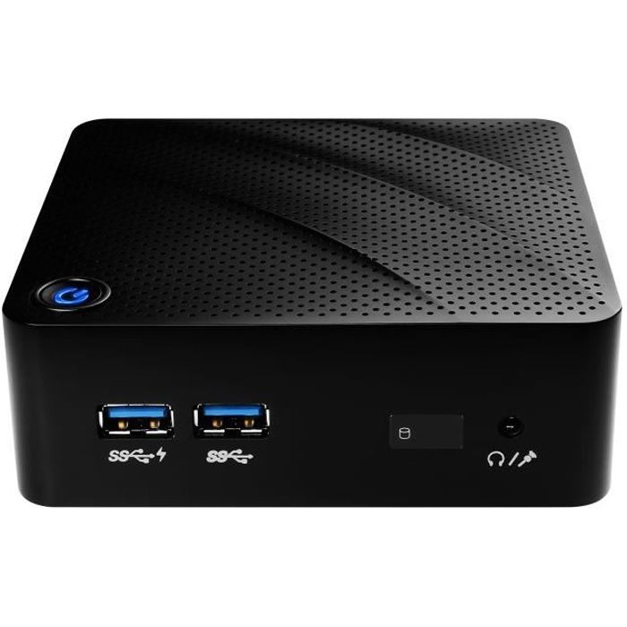 MSI Cubi N 8GL 001BEU Barebone mini PC 1 x Celeron N4000 - 1.1 GHz UHD Graphics 600 GigE LAN sans fil: 802.11ac, Bluetooth 4.2