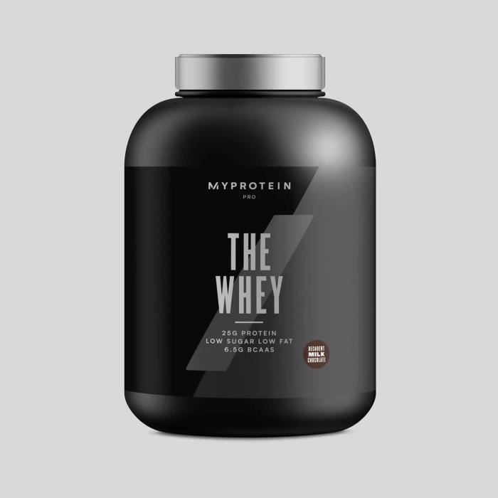 The Whey 60 port Chocolat Caramel Myprotein Proteine