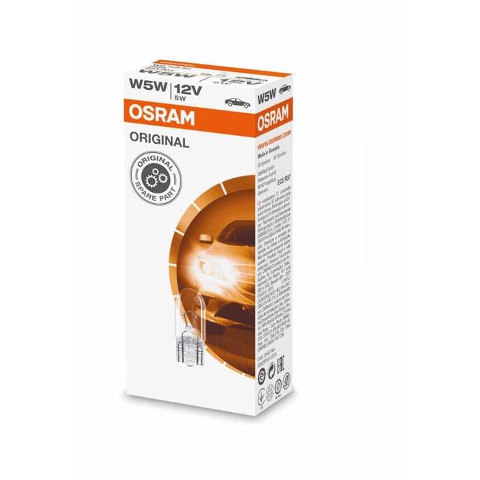 AMPOULE 12V 5 W SANS CULOT (W5W) OSRAM