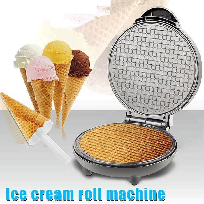 Gaufrier électrique MINI Appareil à Gaufre Machine à crème glacée revêtement antiadhésif