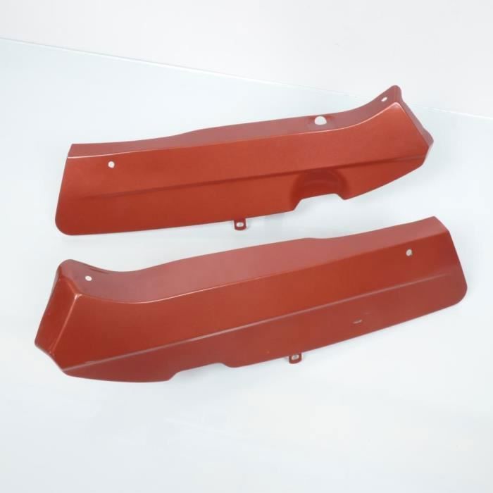Paire de cache latéraux métallique Mobylette Motobecane 50 AV881 1982 chaudron
