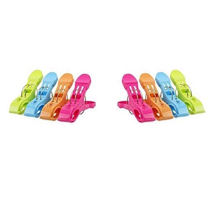 8 PC Clips a Serviettes de Plage Pinces a Serviettes de Plage