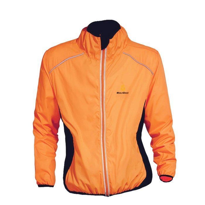 WOSAWE Veste De Cyclisme Homme 360° Réfléchissante Coupe-Vent - Gilet Vélo Sport Léger