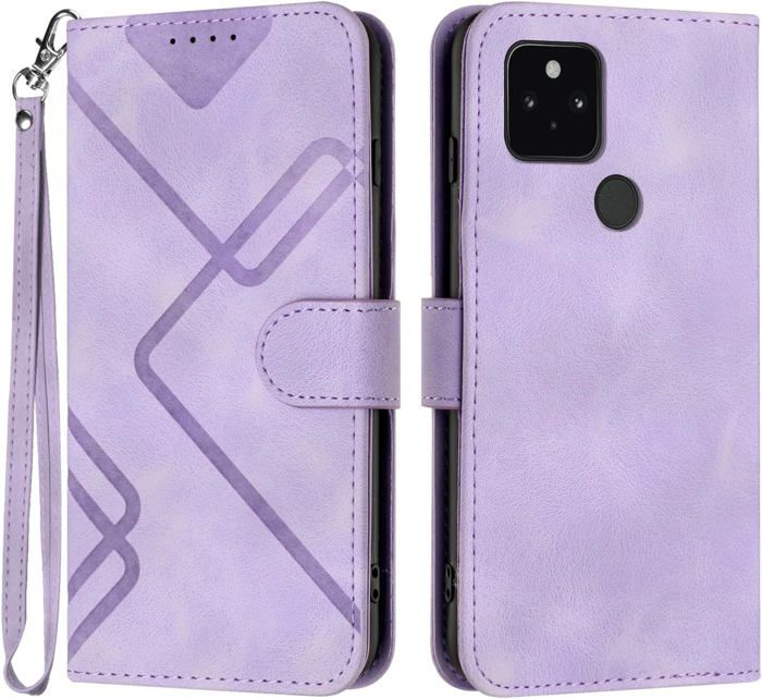 Étui portefeuille en cuir pour Google Pixel 6 Pro, étui à rabat fabriqué à la main aux États-Unis à partir de cuir italien de qualité supérieure - France