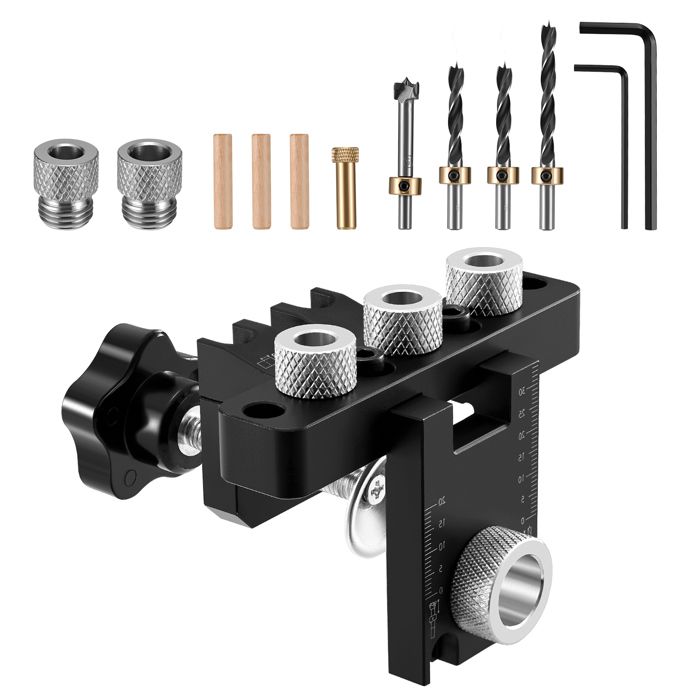 Positionneur De Chevilles Pour Guide De Perçage De Planche De Bois