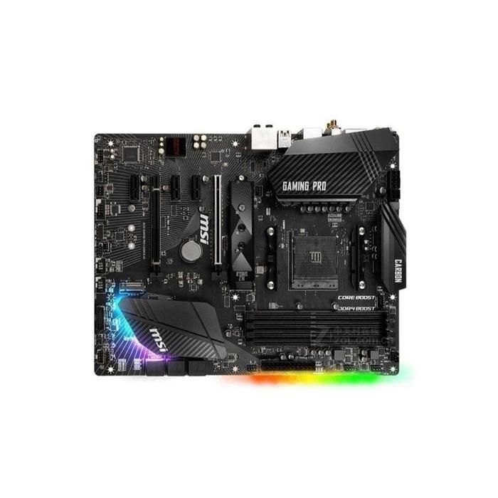 Carte mère MSI B450 GAMING PRO CARBON AC AMD B450 Socket AM4 4xDDR4 SDRAM 128 Go ATX - Msi