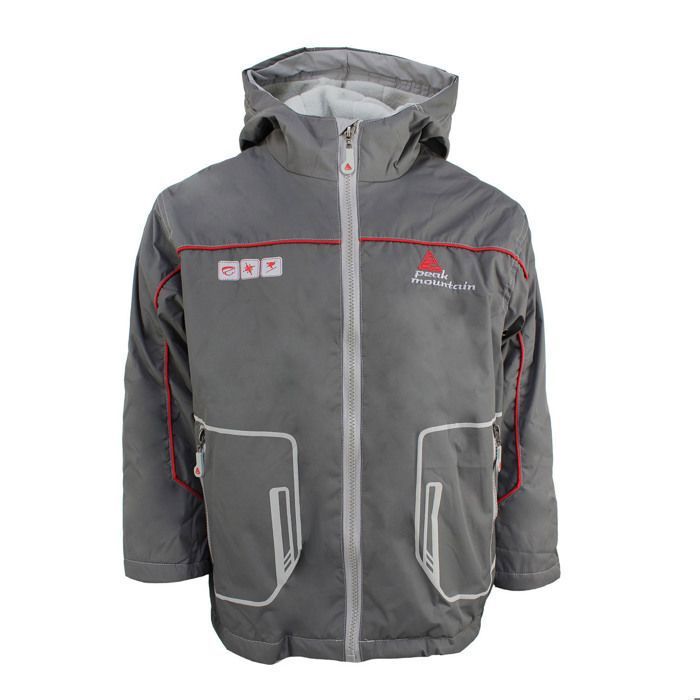 Veste imperméable enfant Peak Mountain Eklato-Gris Cdiscount Sport