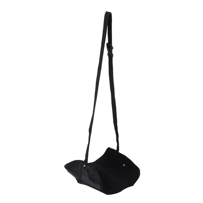 Repose-Pieds Avion Portable Réglable - Support Pieds Voyage Confort Avec Mousse Mémoire, Essentiel Voyage (Noir)