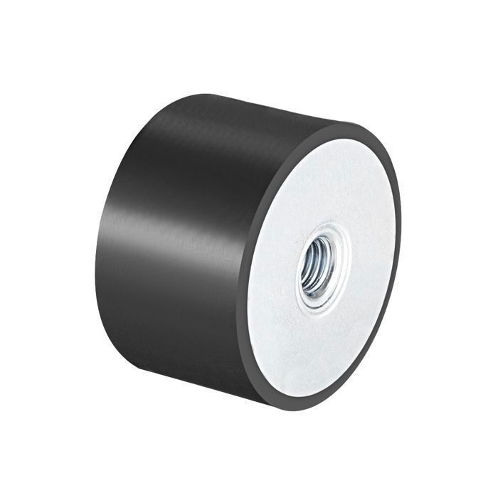 Ahlsen Fixations en Caoutchouc - 4 Pièces M6 Anti-Vibrations en