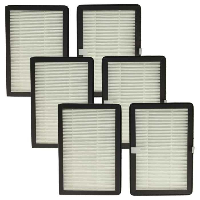 Filtre à Particules Vhbw Pour Rowenta XD6520F0 - Lot De 6 - Purificateur D'air - Anti-pollen, Poussière, Poils D'animaux