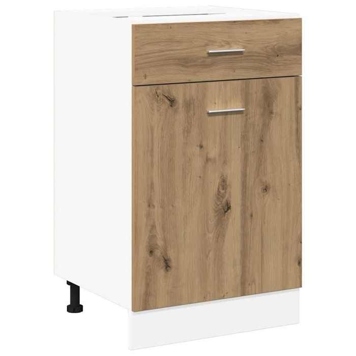 CHIC Buffet de cuisine - Armoire de plancher à tiroir - Lyon chêne artisanal @@369@
