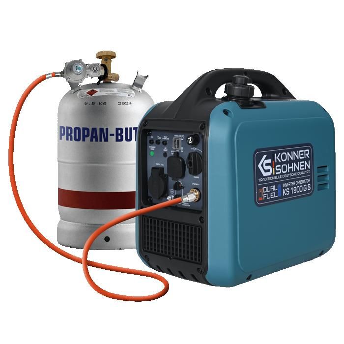 Groupe électrogène Inverter (gaz/essence)20 kW Könner & Söhnen KS 1900iG S Eco-Mode Portable
