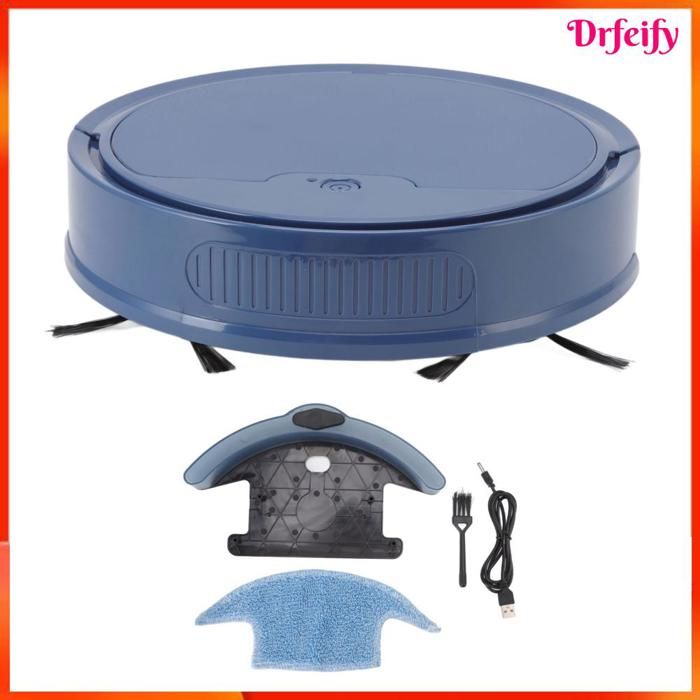 Aspirateur robot 3 en 1 - AKOZON - Smart App - 2000 Pa - Télécommande APP - Alimentation USB