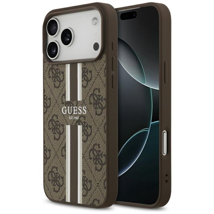Coque Guess Hardcase 4G Printed Stripes MagSafe pour iPhone 17 Pro Max - vue 9