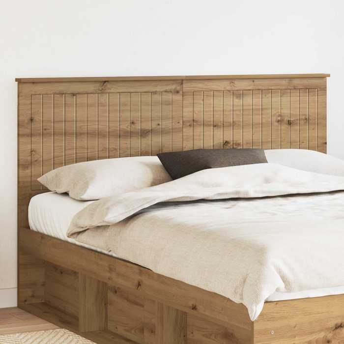 Tête de lit - vidaXL - bois dingénierie - chêne artisanal - 160 cm@glx23j