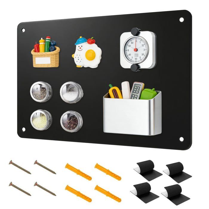 Tableau Magnétique Mural 43x30cm Plaque Aimantee pour Magnets Metal Tableau pour Magnet Plaque Magnétique Aimant Tableau AIMANTS
