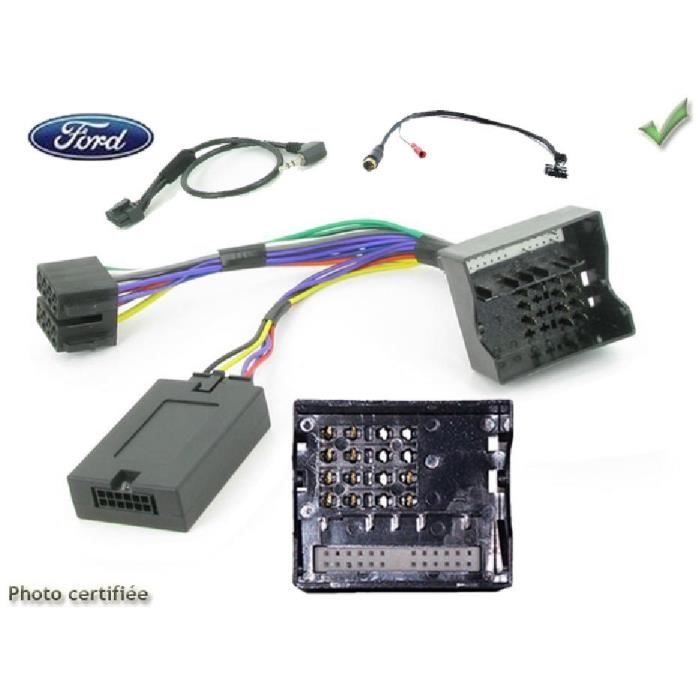 Ford C Max 2004-2011 Jvc AUTO ESTÉREO Volante Interface Adapter Kit