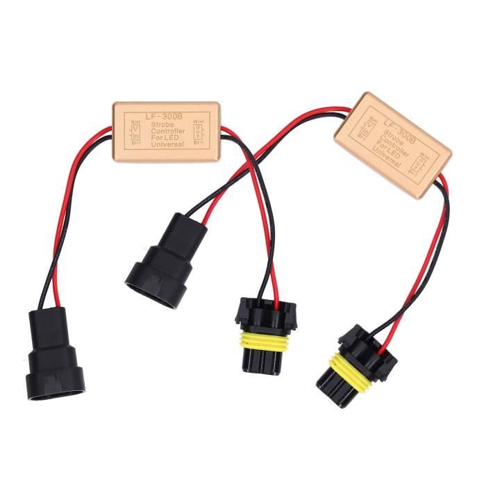 Module Clignotant Stroboscopique Pour Feux Stop LED - 12-24V - Contrôleur Flash - Neuf