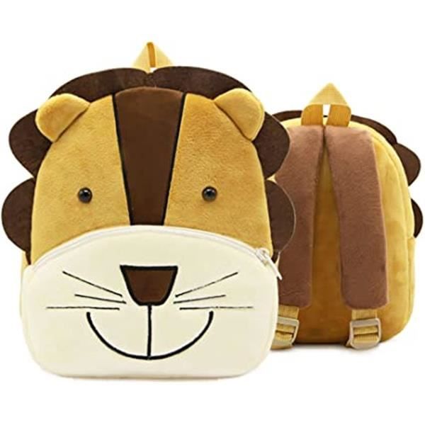 Sac à Dos Enfant Peluche Ours - Taille 27x28x13cm, Design Mignon, Pour école, Voyage, Activités