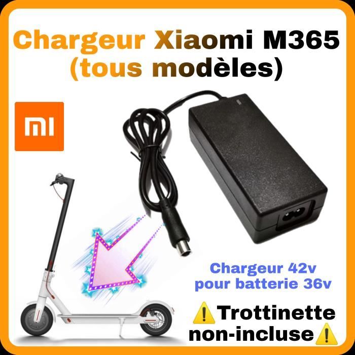 Chargeur trottinette Xiaomi M365, Essential, 1S, Pro/2, Ninebot ES1, ES2
