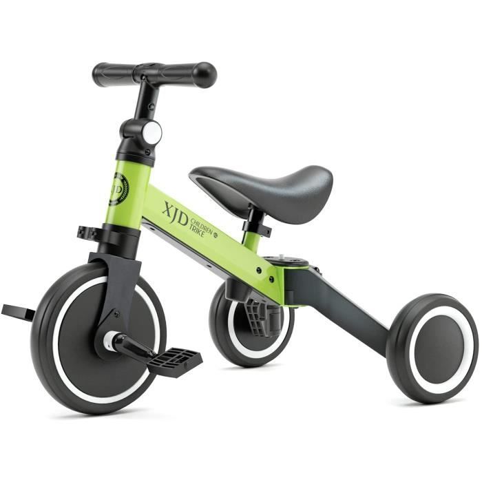 3 en 1 Vélo Draisienne Tricycle pour Enfants de 1-3 Ans Premier