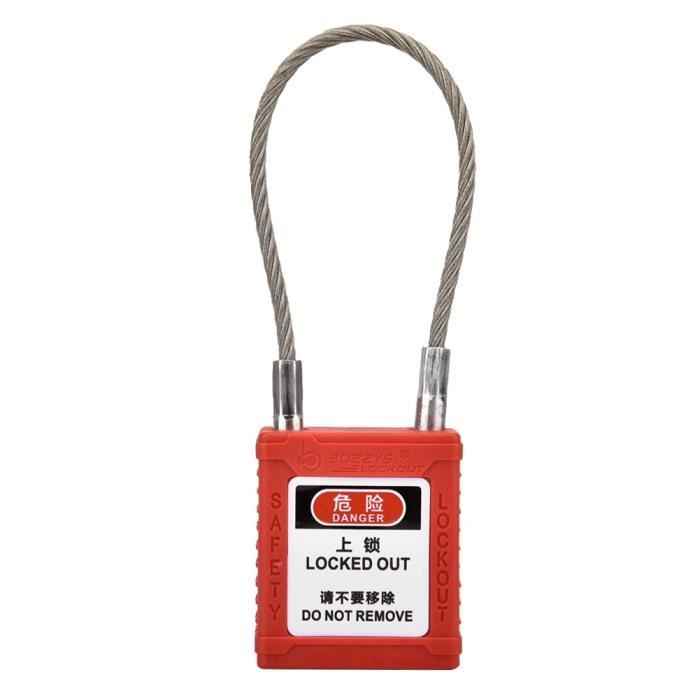 Enroul/é Cable Lock pour Le v/élo Haut 3 Pi/èces S/écurit/é antivol Fil Serrures v/élo Cha/îne Cadenas de s/écurit/é