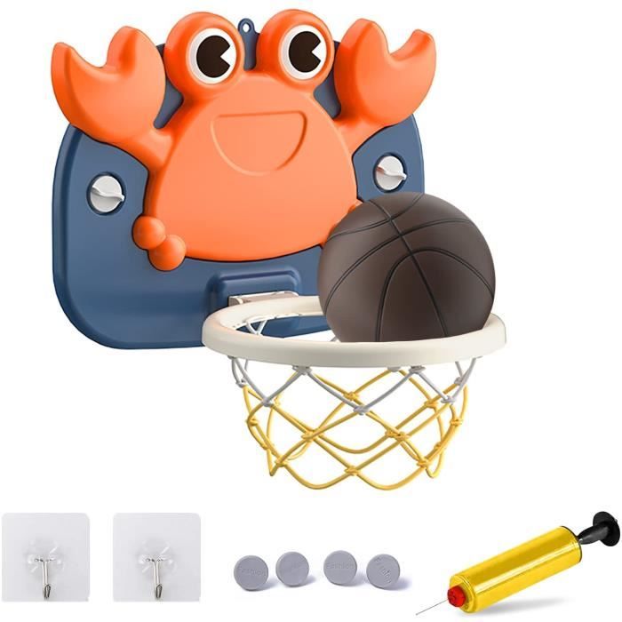 Panier De Basket Intérieur 26" – Avec 2 Ballons, Pompe, Fixation Murale, Rose