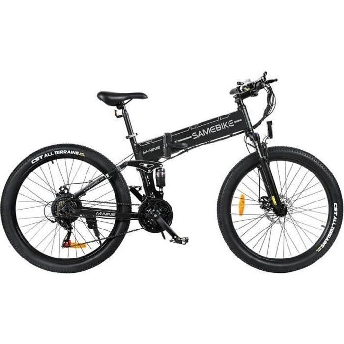 SAMEBIKE LO26-II Vélo électrique pliable 750W Moteur 48V 10Ah Batterie