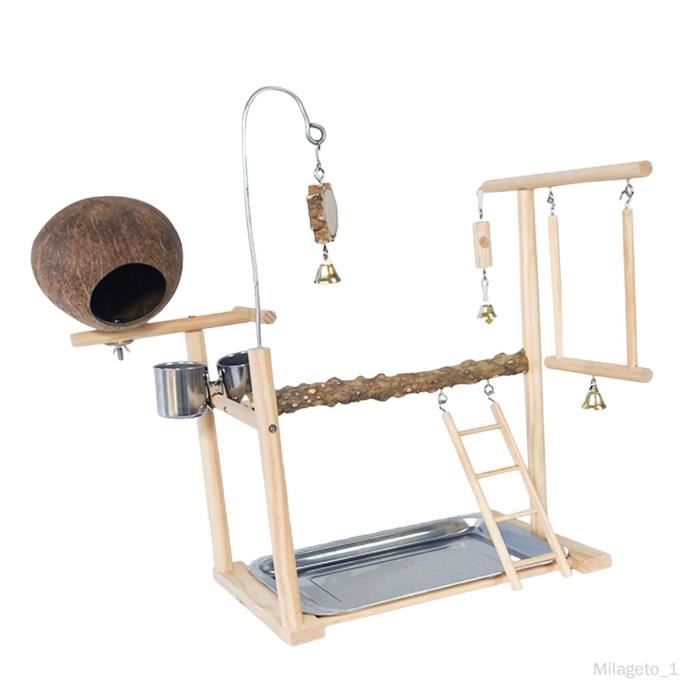 UPKOCH Perchoir De Cage à Oiseaux Pierre à Aiguiser Pour Bec De