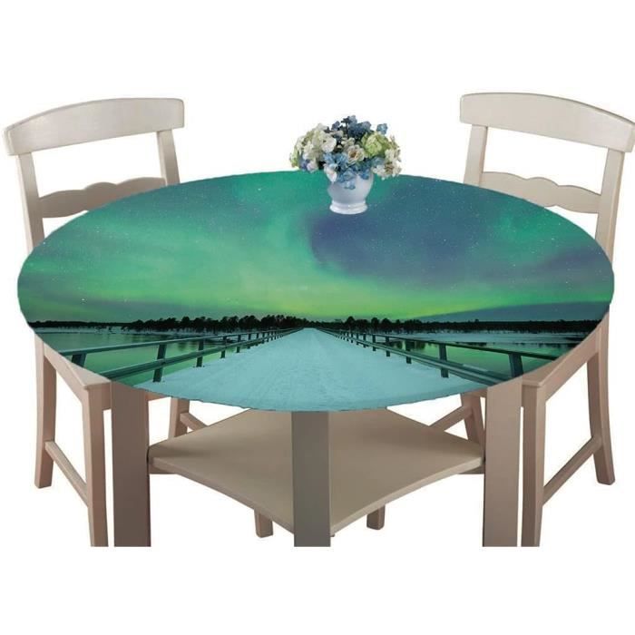 Morbuy Rondes Imperméable Nappe Avec Bord élastique Anti