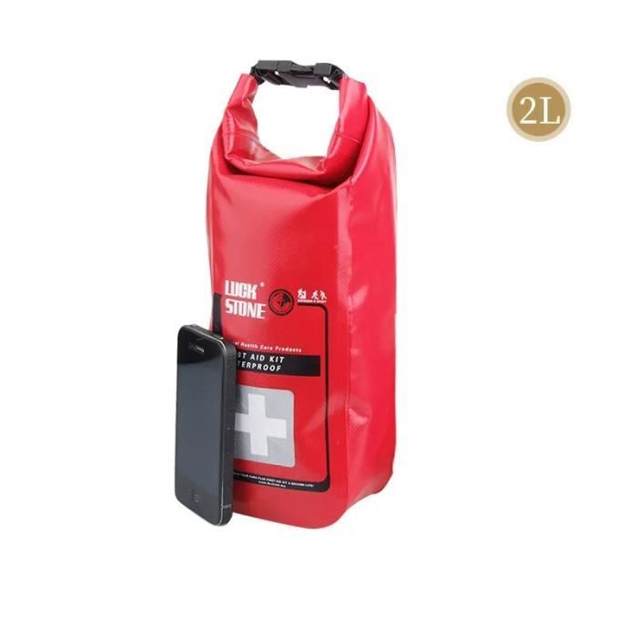 Sac étanche 1,2 L - Pochette Pour Premiers Soins, Pliable, Idéal Pour Sport Nautique, Camping - 6