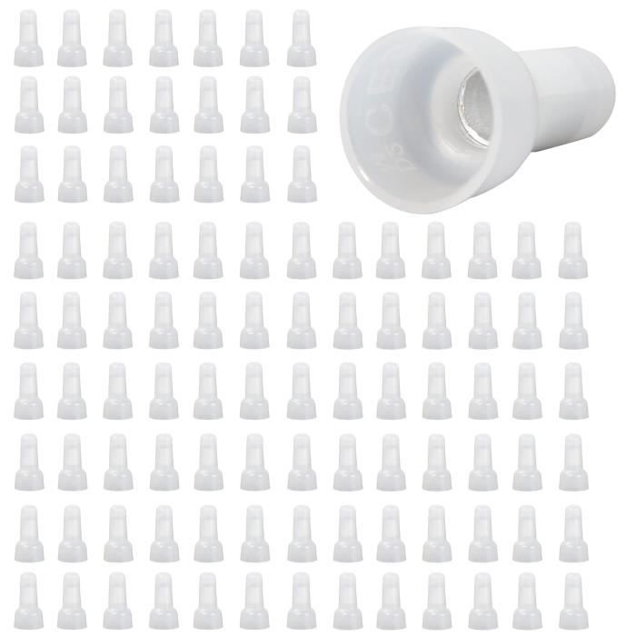 16 Caches Trous Blancs 10mm Pour Chasse D'eau Ou Meuble - Uxcell - Neufs