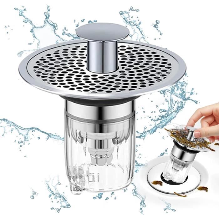 Ehskzjh Bouchon De Lavabo Pop Up, 2 Pièces Bonde Lavabo Universel Avec Ehskzjh Bouchon De Lavabo Pop Up, 2 Pièces Bonde Lavabo Universel Avec