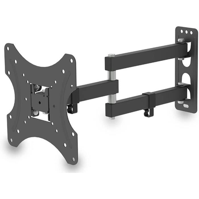 Support Mural TV Inclinable Et Orientable – Pour écrans 26-55 Pouces, VESA Jusqu’à 400x400 Mm, Max 45 Kg