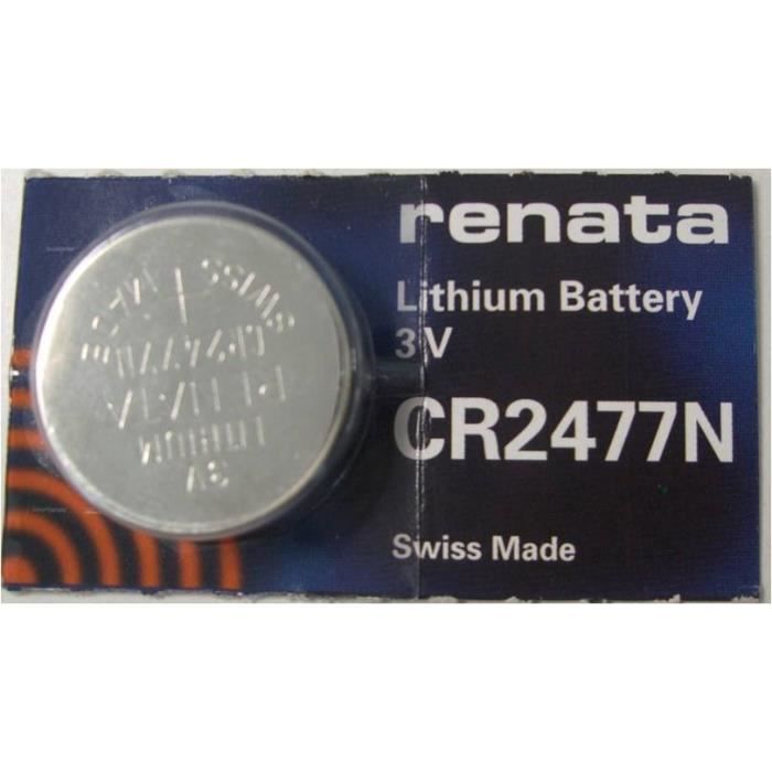 Renata Batterie 3V au Lithium CR2032, Pile Bouton 3 volts CR 2032 à prix  pas cher