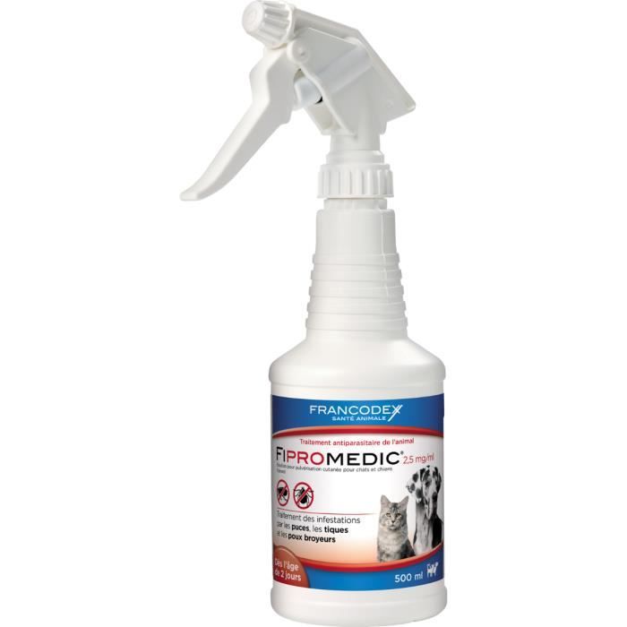 Comparer les prix de Fipromedic Spray 500ml Pour Chats Et Chiens
