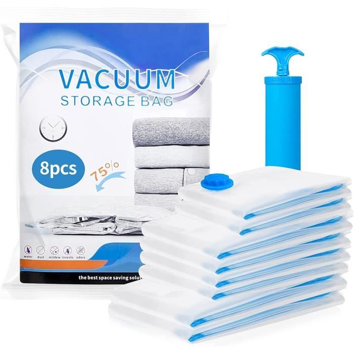 Lot De 10 Sac De Rangement Sous Vide Aspirateur Housses De Rangement Sous Vide Voyages Pour Vetements Couettes Literie Oreillers 81742757
