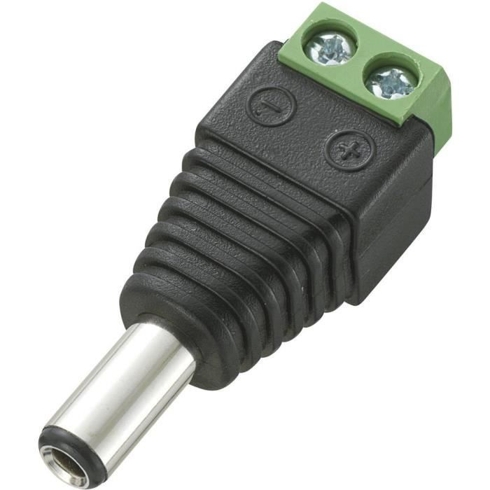 10 Connecteurs Mâles DC 5.0x3.0 Mm - Fiche Creuse à Souder - Pour Alimentation PC Portable, Bandes LED
