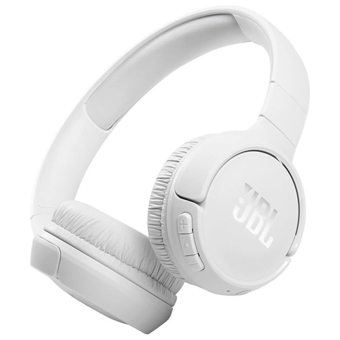 JBL Tune 510 BT - Casque supra-auriculaire sans fil - Son JBL Pure Bass - Bluetooth 5.0 - Jusqu'à 40h d'autonomie - Blanc