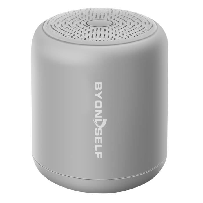 Enceinte Bluetooth Portable 5.0,Mini Haut-Parleur Bluetooth Portable sans Fil avec Son stéréo 360° avec USB-C pour intérieur et extérieur Prise en Charge de la Carte TF/Aux/Micro-SD/FM 