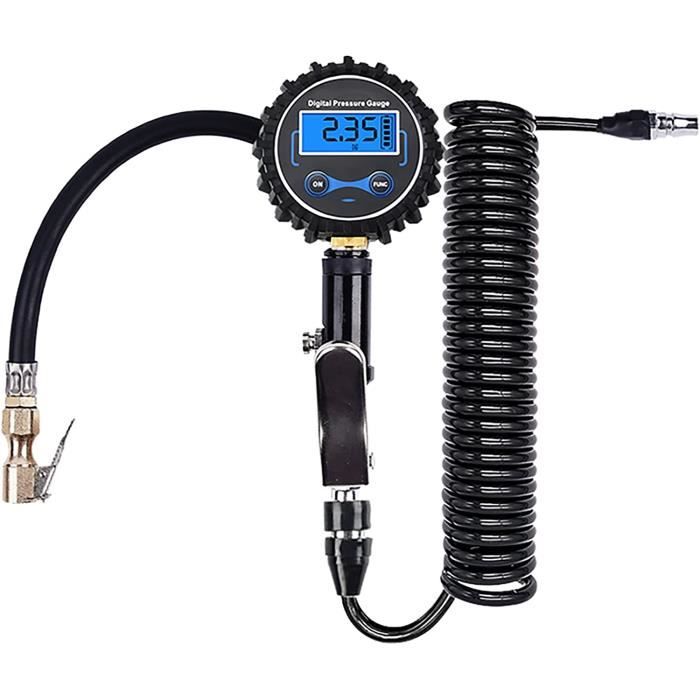 Gonfleur Mural Automatique Avec Manomètre LCD - 110-240V, Précision, Pour Pneus Voiture