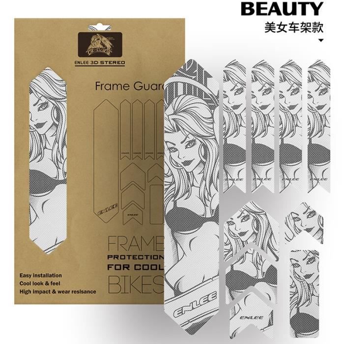 SM SunniMix Kit d'autocollants décoratifs pour vélo de montagne et vélo de route - Beauté 1
